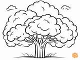 Tree Coloring Page For Kids  Free Printable In 2024 coloring sketch template