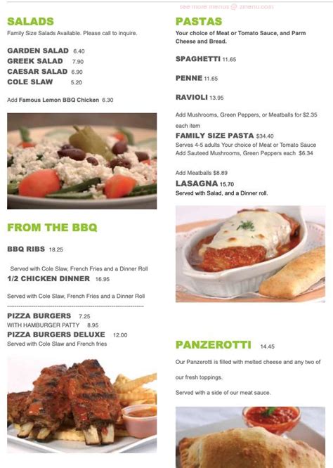 Online Menu of Capri Pizzeria & Bar-B-Q Restrnt Restaurant, Essex ...