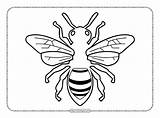Free Printable Bee Coloring Sheet For Kids sketch template
