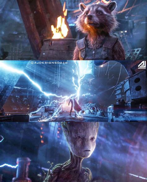 🔥 [10+] Thor, Rocket And Groot Wallpapers | WallpaperSafari