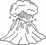 Volcano Coloring Pages  Sweetycoloringpages sketch template