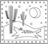 Southwestern & Native American Coloring Page  pages sketch template