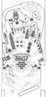 Pinball Machine Coloring Pages sketch template