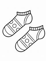 Socks coloring Pages sketch template