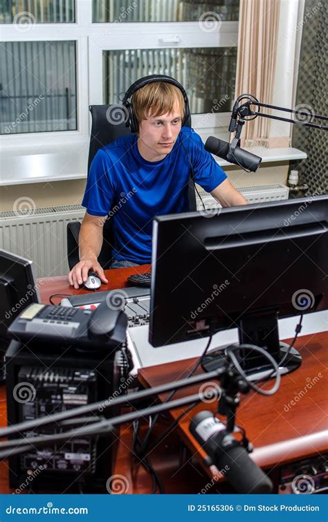 Anchorman stock photo. Image of anchorman, mixer, microphone - 25165306