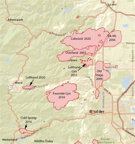 Colorado Wildfire History Map