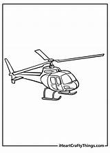 Coloring Pages Helicopters sketch template