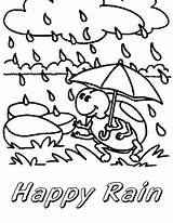 Rain Falling Coloring Pages sketch template