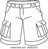 Shorts Coloring Pages Template Sketch Page sketch template