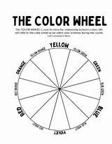 Blank Color Wheel Worksheet Sketch Coloring Page sketch template