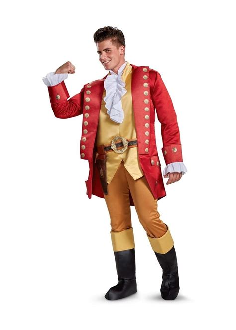 Specialty New Movie Beauty and the Beast Gaston Cosplay Costume ...