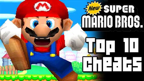 New Super Mario Bros TOP 10 CHEATS (DS) - YouTube