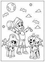 Printable Paw Patrol Halloween Coloring Pages  Books To Draw sketch template