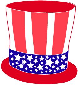 Patriotic Uncle Sam Hat Clip Art