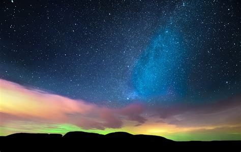 night, Landscape, Stars Wallpapers HD / Desktop and Mobile Backgrounds