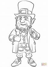 Leprechaun coloring page  Free Printable Coloring Pages sketch template
