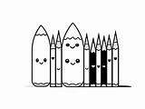 Crayon Coloring Fun  Page sketch template