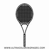 Tennis Racket Coloring Page  Ultra Pages sketch template