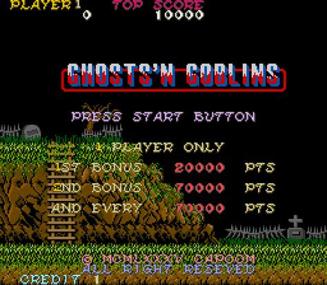 VGJUNK: GHOSTS'N GOBLINS (ARCADE)