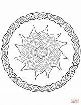 Celtic Mandala Coloring Pages sketch template