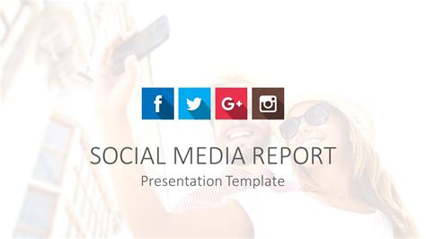 Social Media Report PowerPoint Templates - SlideModel