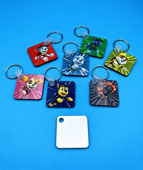 2 Sided Sublimation Keychain – myblanks.net