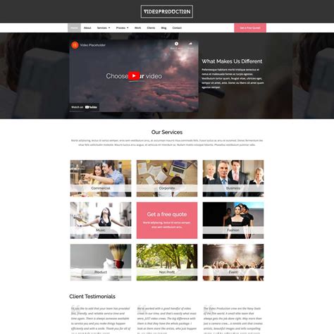 Video Production Website Template – Nexus Themes