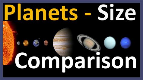 View Solar System Size Comparison Images - The Solar System