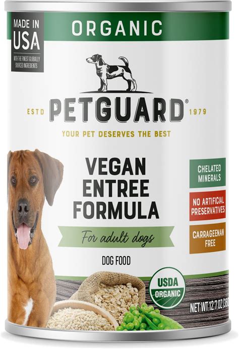 PETGUARD Organic Vegan Entree Canned Dog Food, 12.7-oz, case of 12 ...