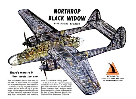 Aviation photo 1513907 northrop p 61b black widow usa air force – Artofit