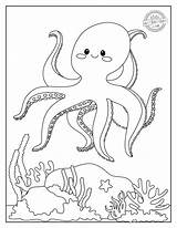 Adorable Octopus Coloring Pages For Kids  Activities Blog sketch template