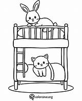 24 Cozy Bunk Bed Coloring Pages – The Color Cove sketch template