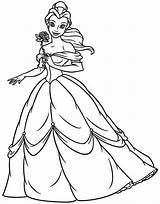 Disney Princess Belle Coloring Pages sketch template