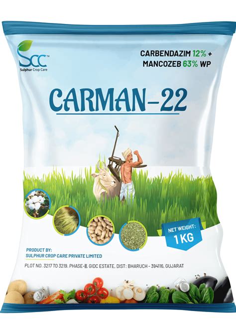 CARBENDAZIM 12% + MANCOZEB 63% WP – Sulphur