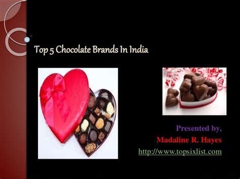 Top 5 chocolate brands in India