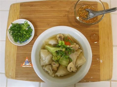 Recipe Wonton Soup, Thai Style