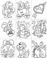 Printable Valentines Cards Coloring Page  Download Print Or Color sketch template