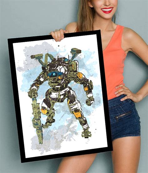 Titanfall 2 BT 7274 Fan Art Poster Titan Gamer Art | Etsy