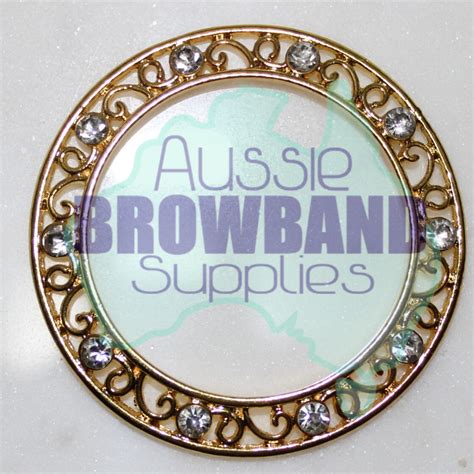 Crystal Ring - Scroll - Aussie Browband Supplies