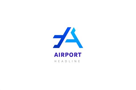 Airport logo template. | Creative Illustrator Templates ~ Creative Market