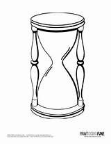 10 Fun hourglass Drawing Activities For Kids  clipart sketch template