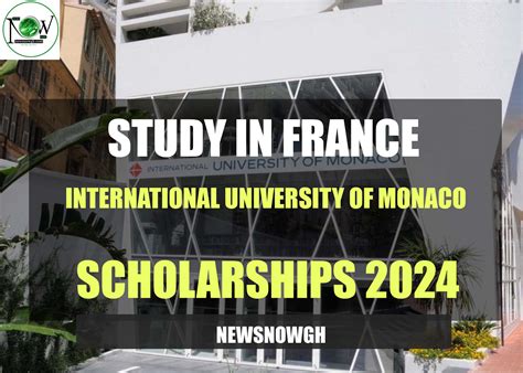 Study In France: International University of Monaco scholarship 2024