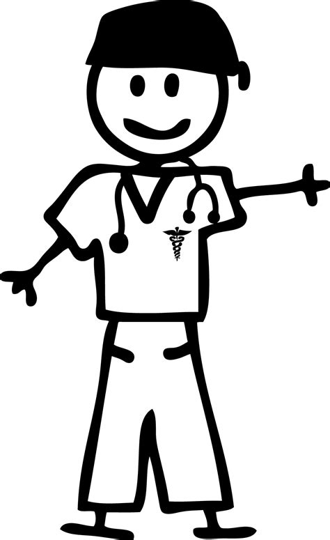 Stick Figure Nurse - ClipArt Best