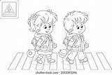 Street Crossing Safety Coloring Pages sketch template