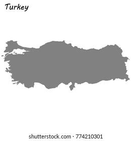 High Quality Map Turkey Stock Vector (Royalty Free) 774210301 | Shutterstock