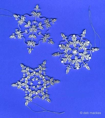 Quilled Snowflakes