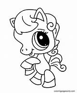 Littlest Pet Shop Horse Coloring Page  Free Printable Pages sketch template