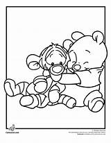 Baby Pooh Bear Coloring Pages  Home sketch template