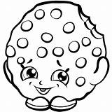 Cookie Coloring Pages  Best For Kids Shopkins sketch template