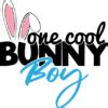 one cool bunny boy, kids easter free svg file - SVG Heart